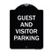 Signmission Guest and Visitor Parking Heavy-Gauge Aluminum Architectural Sign, 24" x 18", BW-1824-23933 A-DES-BW-1824-23933 - alternate 1